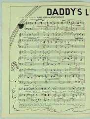 Daddys Little Girl by Burke & Gerlach Piano Vocal Sheet Music Dick James