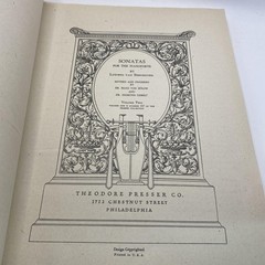 Vintage Theodore Presser Beethoven Sonatas Volume Two Piano Sheet Music Yellow