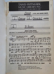 Vtg 1967 MAME SHEET MUSIC BOOK Tams Witmark CHORUS PART Musical Plays SONGBOOK