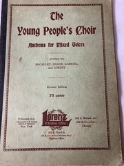 Vintage The Young People’s Choir: Anthems For Mixed Voices 1927