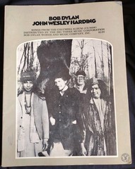 BOB DYLAN RARE 1968 SONGBOOK JOHN WESLEY HARDING SELF PUB. Vintage