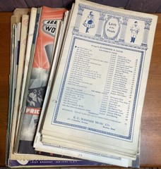 Sheet Music 1920-1960s 60 Pieces of Early 1920&rsquo;s to 1960&rsquo;s Sheet Music Vintage