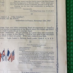 AMERICA AWAKE SHEET MUSIC GEORGE CLINTON BAKER LIBERTY SANTA BARBARA CA USA