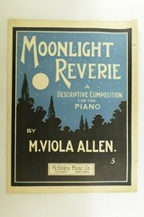 1904 Moonlight Reverie Viola Allen Vintage Sheet Music M37