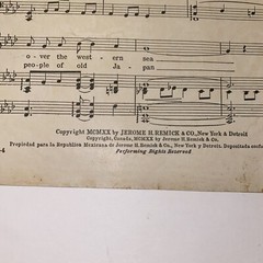 Antique 1920 The Japanese Sandman Song Sheet Music by Egan & Whiting