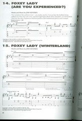 Jimi Hendrix Reference Library Fuzz Feedback Wah Guitar Tab sheet music songbook
