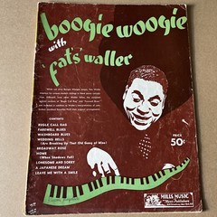 BOOGIE WOOGIE With FATS WALLER Songbook 1941 9 songs 32 pages sheet music book