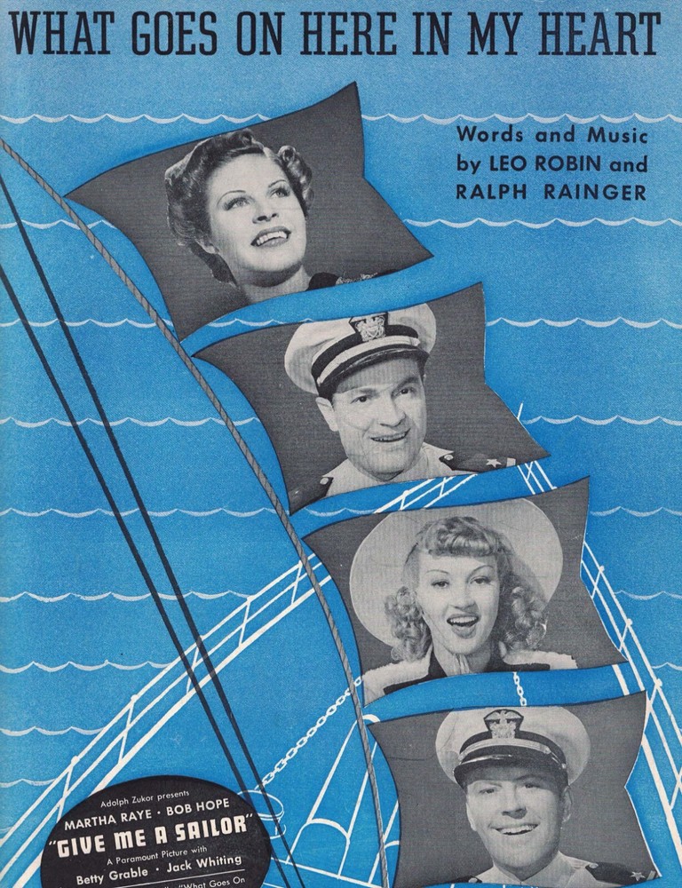 WHAT GOES ON HERE IN MY HEART Piano Sheet Music with Ukulele Tabs & Lyrics 1938