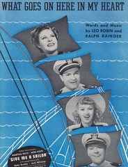 WHAT GOES ON HERE IN MY HEART Piano Sheet Music with Ukulele Tabs & Lyrics 1938