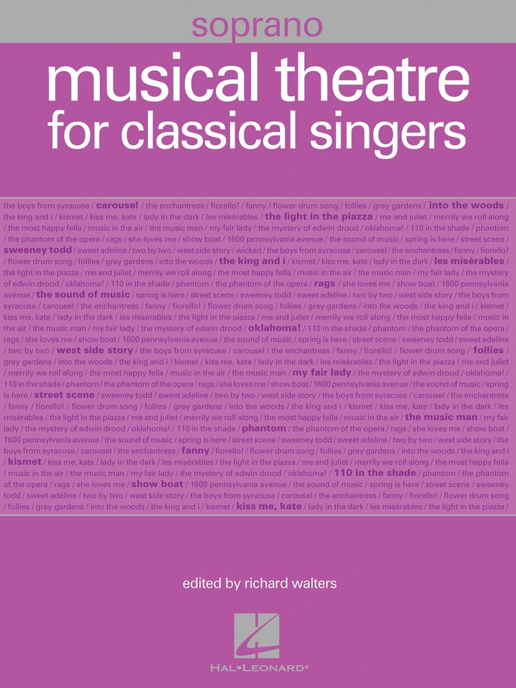 Musical Theatre Classical Singers Soprano Vocal Piano Sheet Music 55 Songs Book
