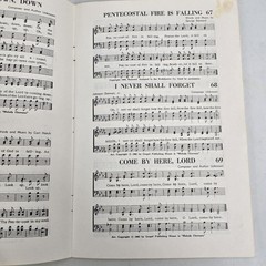 Melody Choruses Christian Songbook Piano Singer Gospel Publishing 1963 Vintage
