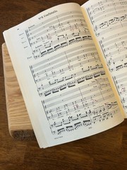 Mozart Requiem Choral Book German Words. Nr. 76. Some Piano Notes.