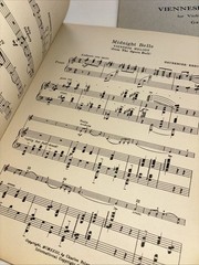 Sheet Music Fritz Kreisler Lot-Piano and Violin (3) VG+