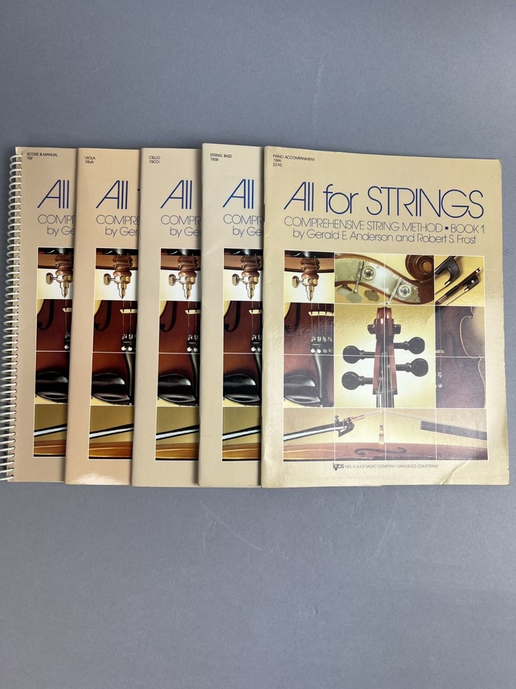All for Strings Method Book 1 Partial SET (Viola, Cello, Bass, Piano, Score)