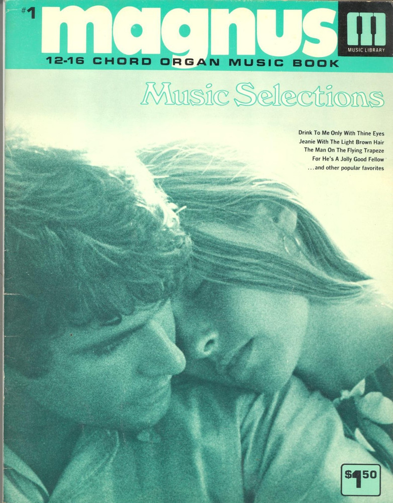 Sheet Music: Magus 12-16 Chord Organ Music Book 32 pages 1970