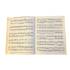 Vintage Sheet Music Book The Young Pianist BACH Collection Easier Piano 1970