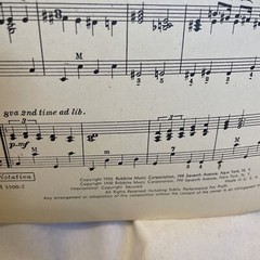 I&rsquo;m In The Mood For Love Simplified Accordion Sheet Music 1950 Robbins Music Cor
