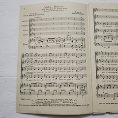 T. B. Harms Choral Publications Arranged for Four Part Female Voices Sheet Music