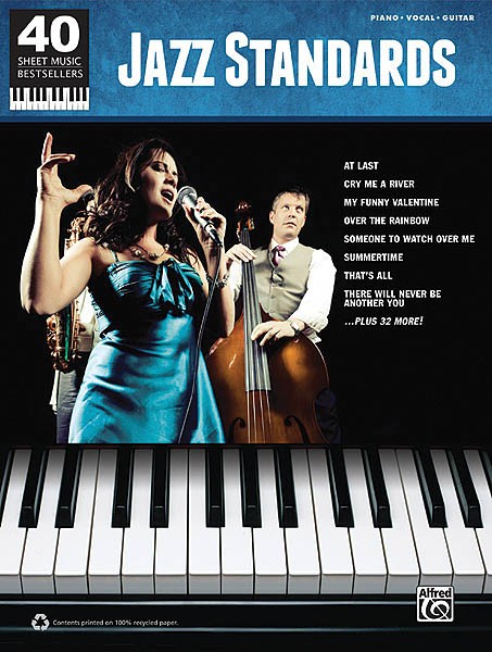 Jazz Standards 40 Sheet Music Bestsellers Piano Vocal Guitar Chords Songs Book