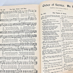 Make Christ King Combined Gospel Music Hymns Songbook Chorus 1930s Vtg