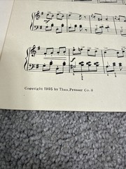 Sheet Music Theodore Presser Co 1925 Out Door Games By Wallace A Johnson Rare