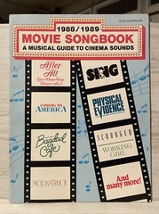 1998/1989 MOVIE SONGBOOK A MUSIC GUIDE TO CINEMA SOUNDS Alto Saxophone