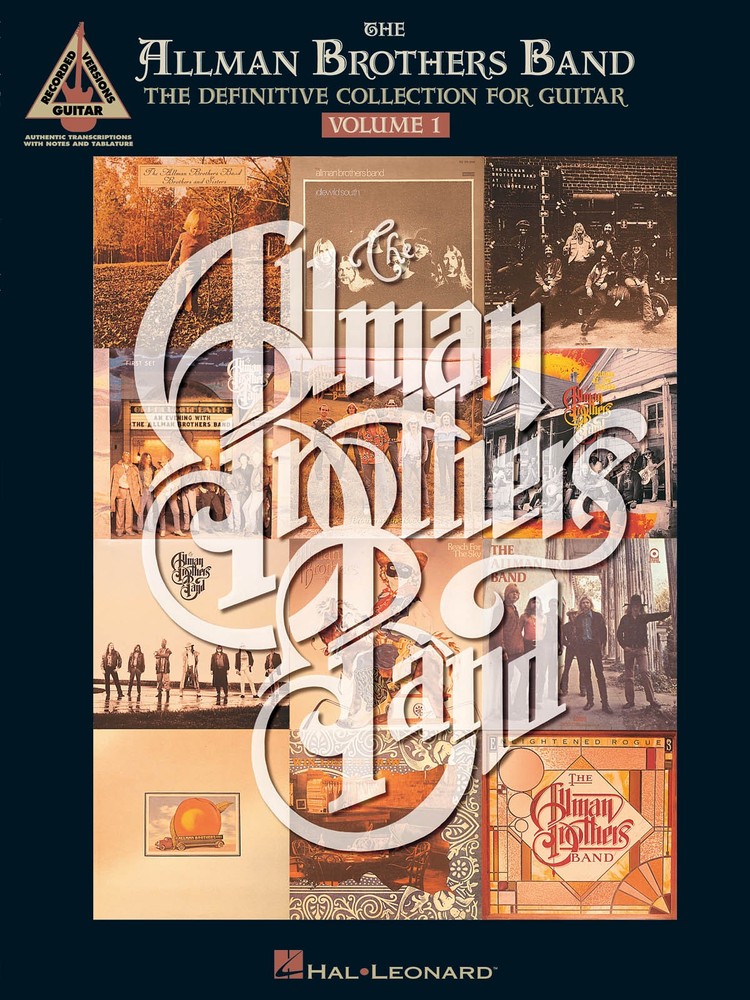 The Allman Brothers Band Definitive Collection 1 Guitar Tab Sheet Music Book