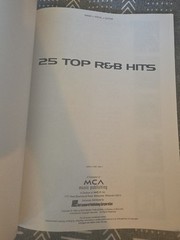 25 Top R&B Hits, Songbook For Piano Vocals And Guitar by Alfred Music