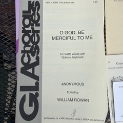 SATB Sheet Music Lot Of 24 Sheets Church Choral Sacred Christian Choir VG