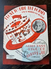 Alice Faye Vintage Sheet Music Lot Lillian Russell In Old Chicago & More