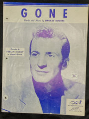 Vtg Sheet Music, Gone, Smokey Rodgers 1952 – ships free