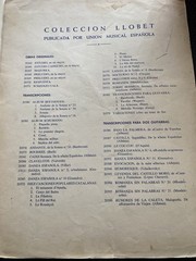 Vintage Miguel Llobet Scherzo Vals Very Rare Classical guitar Sheet Music Score