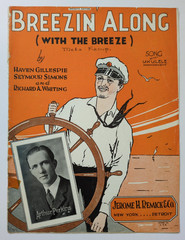 Breezin Along Maritime Sailor Arthur Perkins Ukulele Jazz Age 1926 Sheet Music