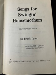 1963 Songs For Swinging Housemothers by Frank Lynn Paperback. Ex Library Book.