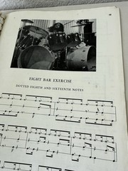 Realistic Rock Carmine Appice Drum Method Book Vtg 1970 First Edition Spiral