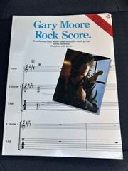 Gary Moore Rock Score Book « RUN FOR COVER » Full Album Transcribed AMSCO 1987