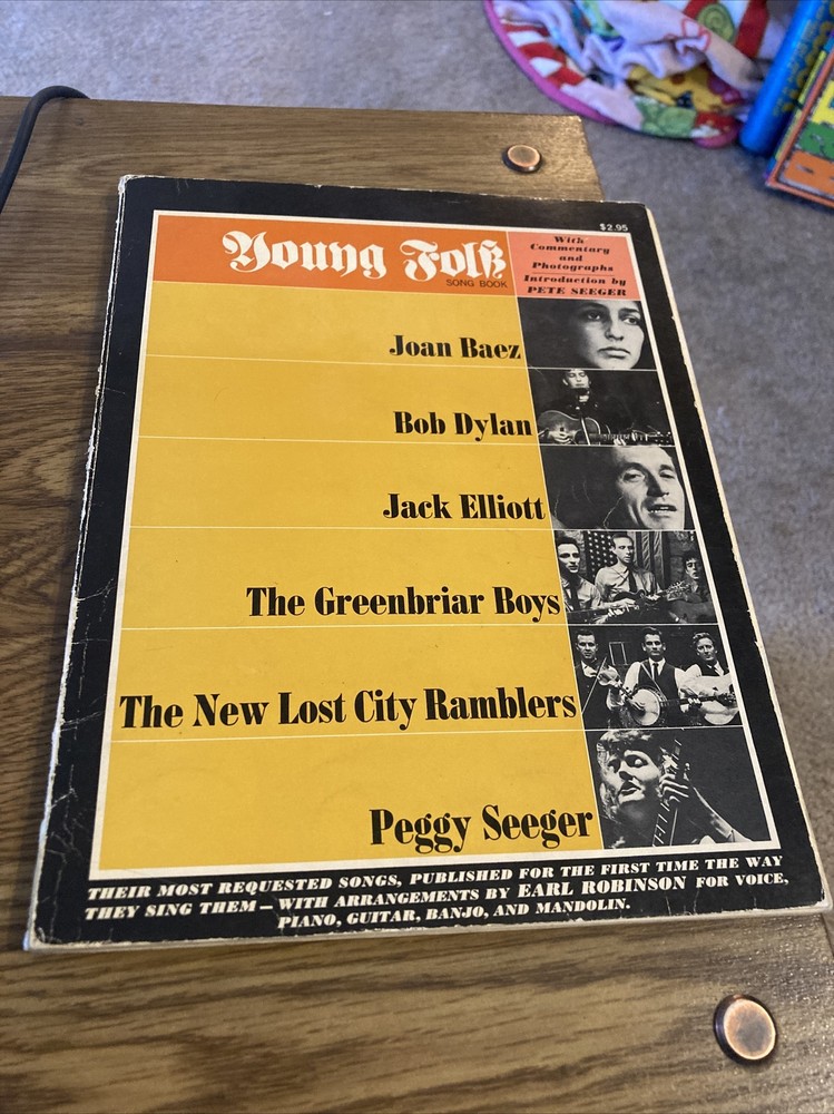 YOUNG FOLK SONG BOOK 1963 Joan Baez, Bob Dylan, Jack Elliot, Greenbriar boys…