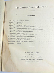 Vintage Witmark Dance Folio Piano # 4 – 1905 Sheet Music Two-Step Rag