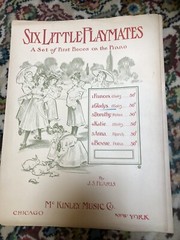 6-pack 11×14 sheet music pre-1920 Kids/Childhood Days