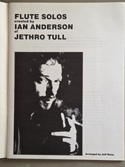 18 Flute Solos Ian AndersonJethro Tull 1978 Vintage Sheet Music Book