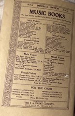 Fifty Favorite Hymns for Female Voices Vintage Song Book