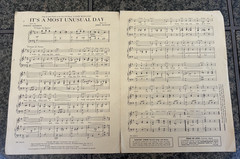Lot of Vintage Sheet Music 1940s Two Books & Three Movie Sheets