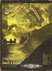Sunbeams and Shadows 1901 ROBERT KEISER Tone Poem VANDERSLOOT Sheet Music !