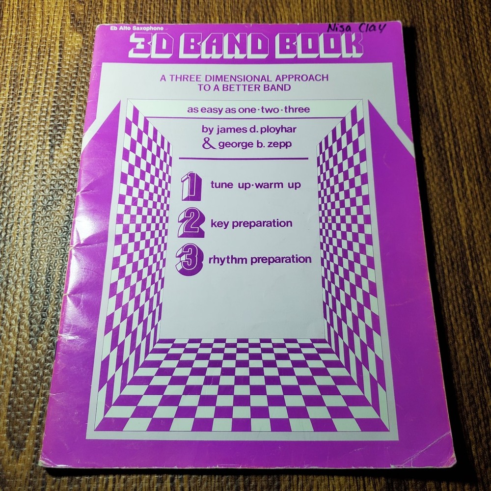 3D Band Book by Ployhar & Zepp Sheet Music Eb Alto Saxophone