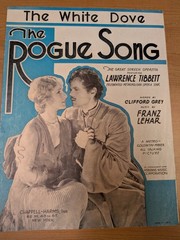 The Rogue Song Sheet Music Lawrence Tibbett Franz Lehar 1930 P/V/G