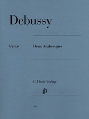 Debussy 2 Arabesques for Piano Solo Henle Urtext Advanced Sheet Music Book