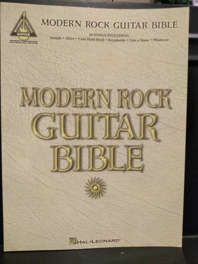 1990&rsquo;s 2000&rsquo;s Guitar Songbook Modern Rock Guitar Bible Tab Recorded Versions Ex+