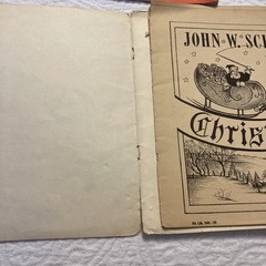 Vintage 1940s–50s Christmas Music Books Lot Schaum & Richter Holiday Decor