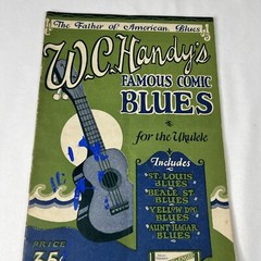 Vintage 1920 Wc Handys Famous Comic Blues For Ukulele