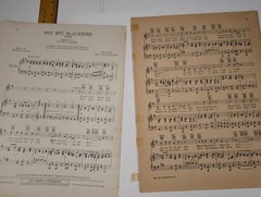 1926 BYE BYE BLACKBIRD Sheet Music Frank Richardson Ray Henderson Mort Dixon IA